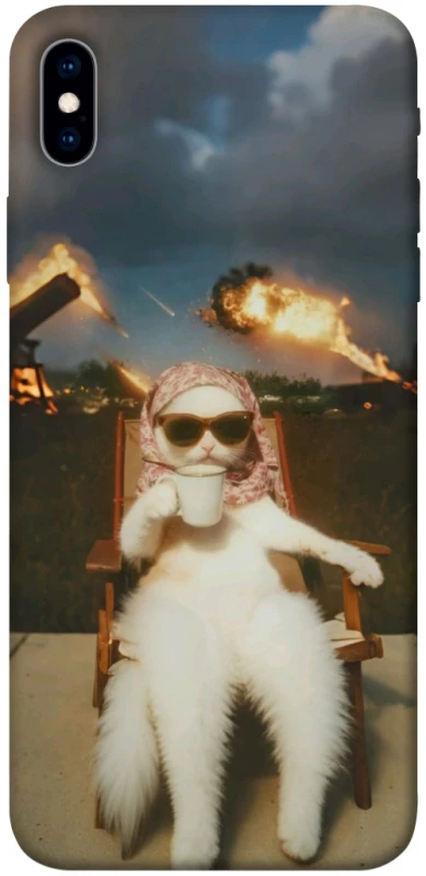 Чехол на Apple iPhone XS Max (6.5") Exploding Kittens ver.1 фото 1 из 1