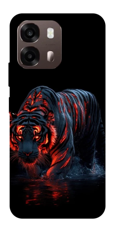 Чехол на Oppo A6 fire tiger фото 2 из 2