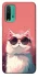 Чохол на Xiaomi Redmi Note 9 4G / Redmi 9 Power Сat with glasses фото 1 з 1