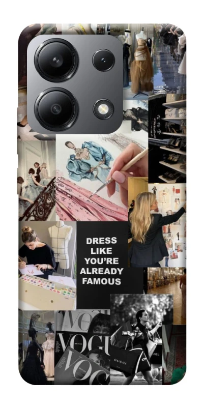 Чохол на Xiaomi Redmi Note 13 4G Fashion collage ver.11 фото 1 з 1