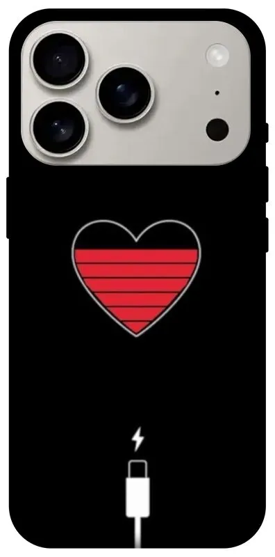 Чехол на Apple iPhone 18 Pro Charge your heart фото 1 из 2