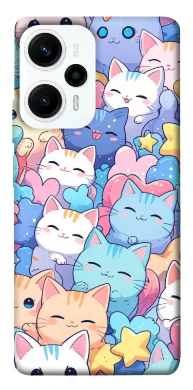 Чохол на Xiaomi Poco F5 / Note 12 Turbo Funny Kittens ver.3 фото 1 з 1