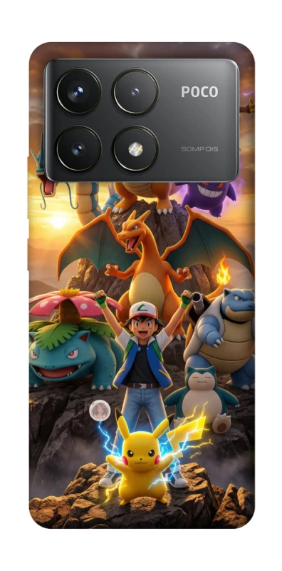 Чехол на Xiaomi Poco F6 Pro Pokemon фото 1 из 1