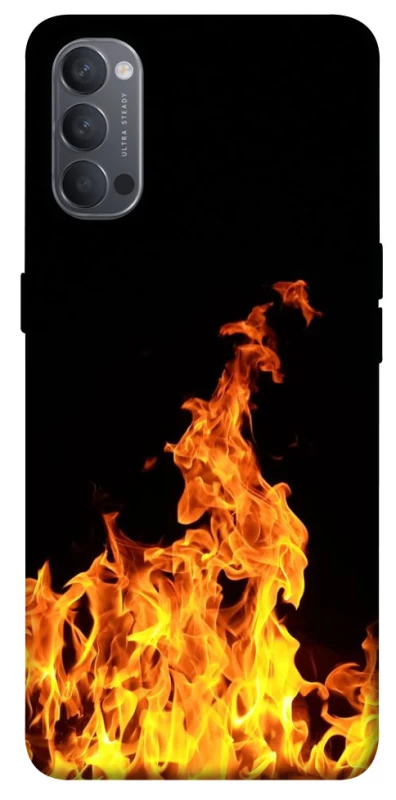 Чехол на Oppo Reno 4 Огонь фото 1 из 1