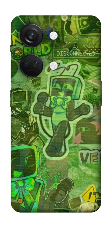 Чохол на OnePlus Nord 3 Dandysworld tv green theme фото 1 з 1