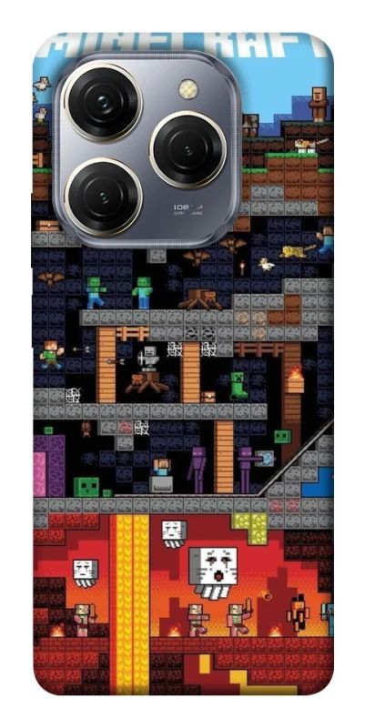 Чохол на TECNO Spark 20 Pro Minecraft фото 1 з 1