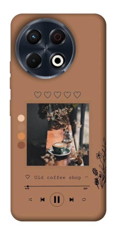 Чохол на TECNO Spark 30 Pro (KL7) Coffee player фото 1 з 1