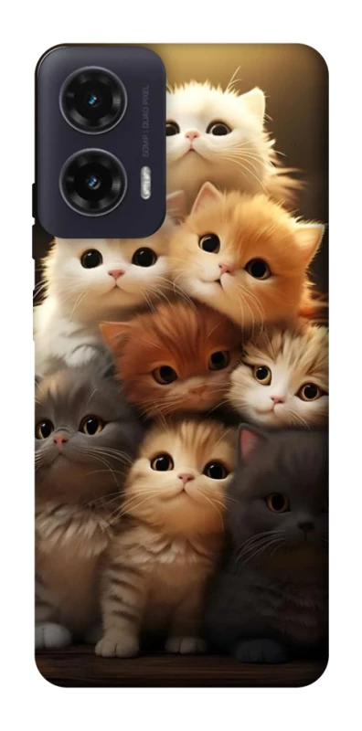 Чехол на Motorola Moto G35 Чехол Kittie Love v2 фото 1 из 1