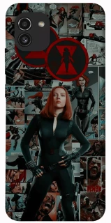 Чехол на Samsung Galaxy A03 Black Widow фото 1 из 1