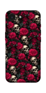Чехол на Apple iPhone 17e (6.1") Черепа и розы фото 1 из 1