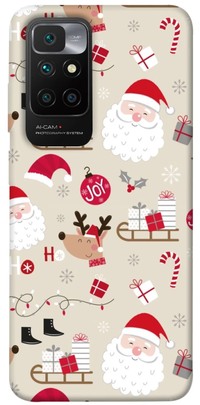 Чохол на Xiaomi Redmi 10 Новорічний v1 фото 1 з 1