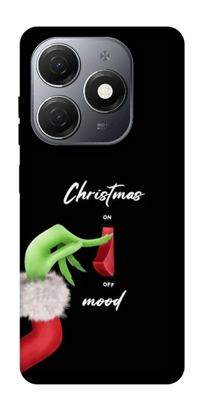 Чохол на TECNO Spark 20 Grinch mood фото 1 з 1