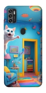 Чохол на ZTE Blade A7s (2020) crazy cat фото 1 з 1