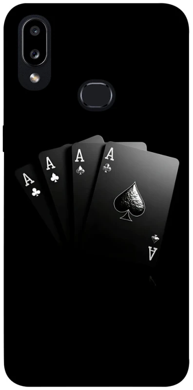 Чохол на Samsung Galaxy A10s Black Cards фото 1 з 1