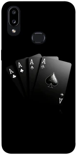 Чехол на Samsung Galaxy A10s Black Cards фото 1 из 1