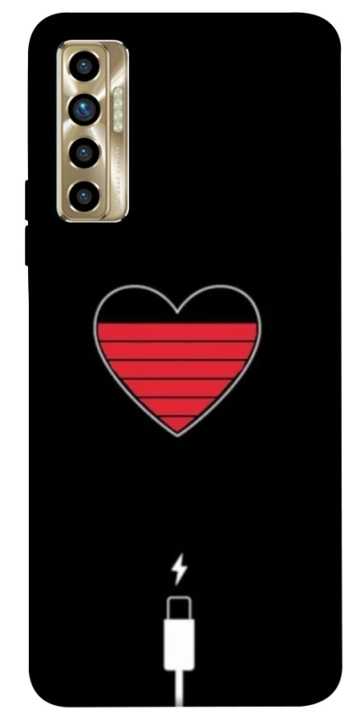 Чехол на TECNO Camon 17P Charge your heart фото 1 из 1