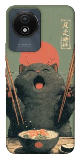 Чехол на Vivo Y02 Hungry Cat фото 1 из 1