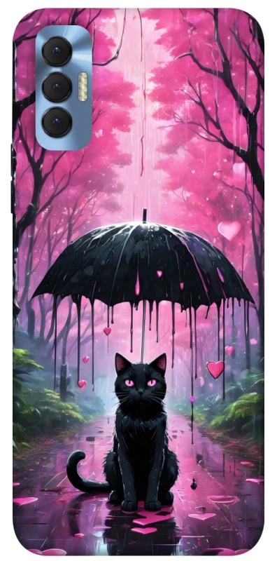 Чохол на TECNO Spark 8P Black cat фото 1 з 1