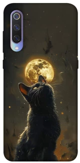Чохол на Xiaomi Mi 9 Кіт під місяцем v2 фото 1 з 1
