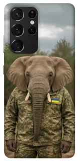 Чехол на Samsung Galaxy S21 Ultra Слон защитник фото 1 из 1
