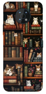Чехол на Nokia G50 Cats & Books фото 1 из 1