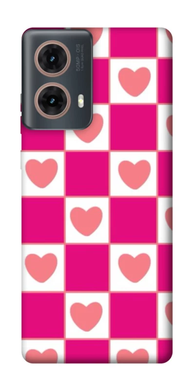 Чохол на Motorola Moto G85 Chess heart фото 1 з 1
