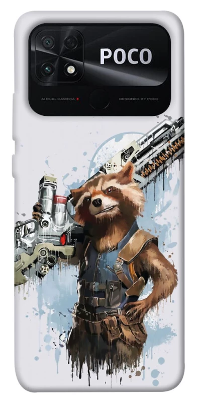 Чохол на Xiaomi Poco C40 Rocket Raccoon фото 1 з 1