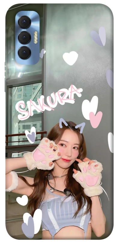 Чохол на TECNO Spark 8P Sakura - LE SSERAFIM фото 1 з 1