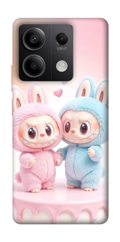 Чехол на Xiaomi Redmi Note 13 5G Labubu Twins фото 1 из 1