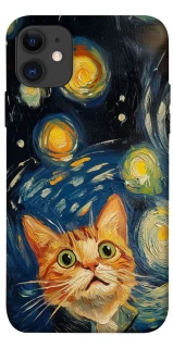 Чехол на Apple iPhone 11 (6.1") paint cat фото 1 из 1