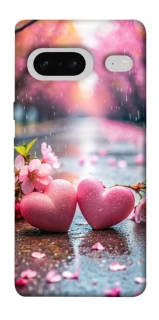 Чехол на Google Pixel 7 Pink heart фото 1 из 1
