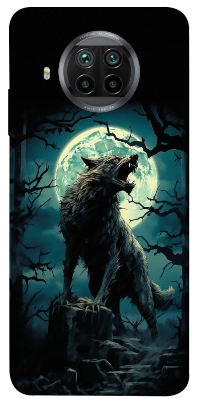 Чохол на Xiaomi Mi 10T Lite / Redmi Note 9 Pro 5G Вовк під місяцем фото 1 з 1