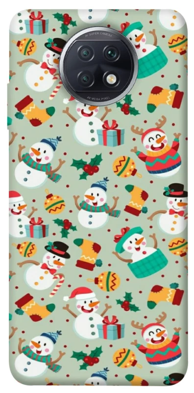 Чехол на Xiaomi Redmi Note 9 5G / Note 9T Новогодний v2 фото 1 из 1
