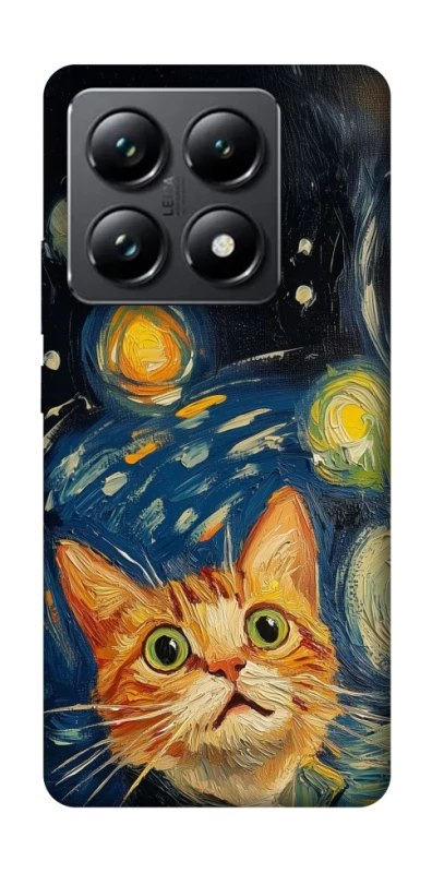 Чохол на Xiaomi 14T Pro paint cat фото 1 з 1