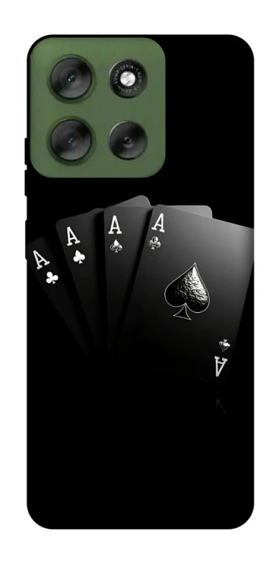 Чехол на Motorola Moto G56 5G Black Cards фото 1 из 1