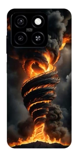 Чехол на ZTE Blade A55 4G Огненный торнадо фото 1 из 1