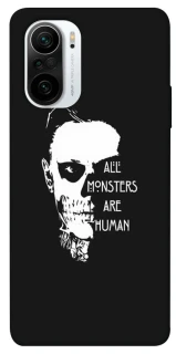 Чохол на Xiaomi Redmi K40 / K40 Pro / K40 Pro+ / Poco F3 All Monsters are Human фото 1 з 1