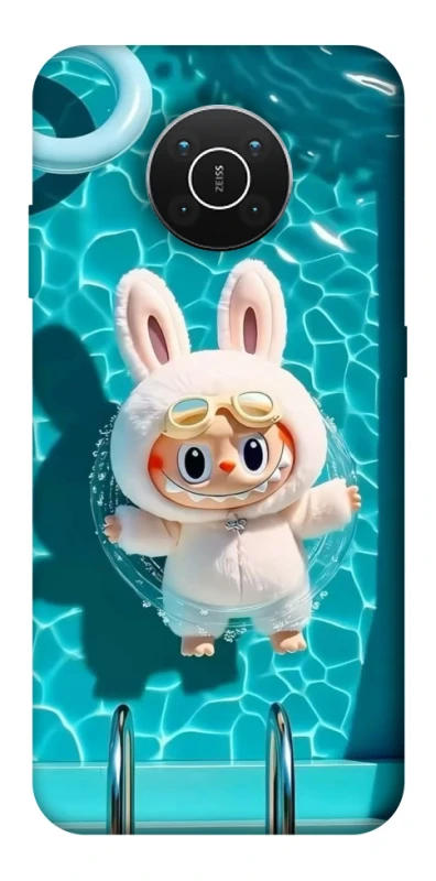 Чохол на Nokia X10 / X20 Labubu in the pool ver.2 фото 1 з 1