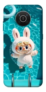 Чохол на Nokia X10 / X20 Labubu in the pool ver.2 фото 1 з 1