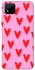Чехол на Realme C20 Red hearts 2 фото 1 из 1