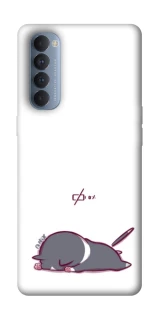 Чехол на Oppo Reno 4 Pro The battery is dead фото 1 из 1