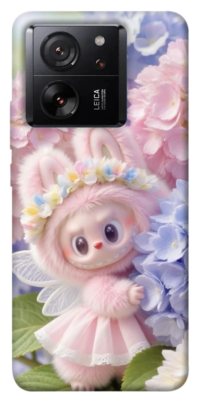 Чохол на Xiaomi 13T Pro Labubu & Flowers ver.1 фото 1 з 1