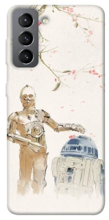 Чохол на Samsung Galaxy S21 FE Star Wars robots фото 1 з 1