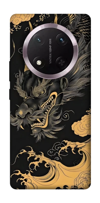 Чехол на Honor X9c gold dragon фото 1 из 1