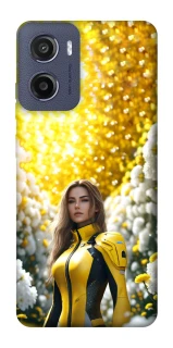 Чехол на Motorola Moto E15 Cyber space girl ver.2 фото 1 из 1