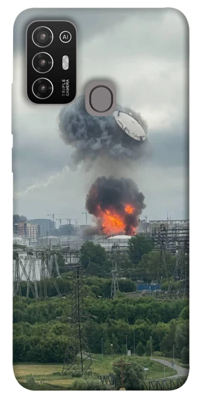 Чохол на ZTE Blade A52 Moscow never sleeps ver.4 фото 1 з 1