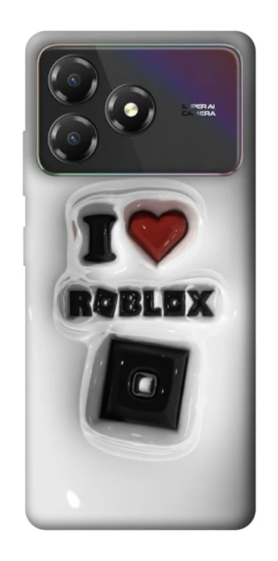 Чохол на ZTE Blade A36 I love Roblox фото 1 з 1