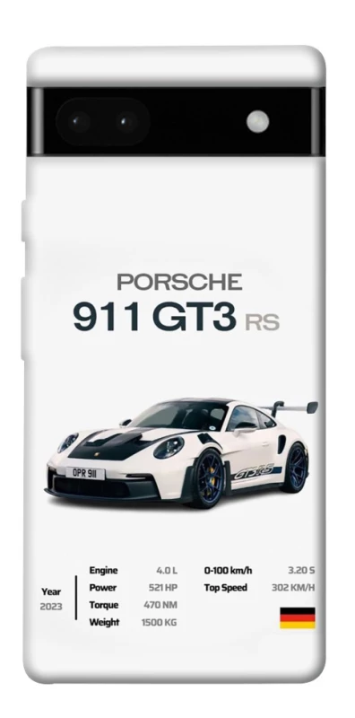 Чохол на Google Pixel 6a Porsche 911 GT3 фото 1 з 1