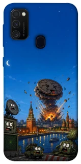 Чехол на Samsung Galaxy M21 Moscow never sleeps ver.8 фото 1 из 1