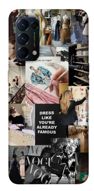 Чохол на Oppo Reno 5 4G Fashion collage ver.11 фото 1 з 1